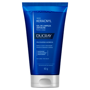 Gel de Limpeza Rosto e Corpo Keracnyl Antiacne Pele Oleosa a Acneica 60g